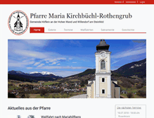 Tablet Screenshot of kirchbuechl.at